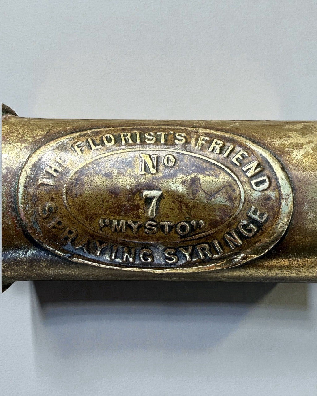 Vintage Brass Rose Sprayer MYSTO No.7 'The Florists Friend'