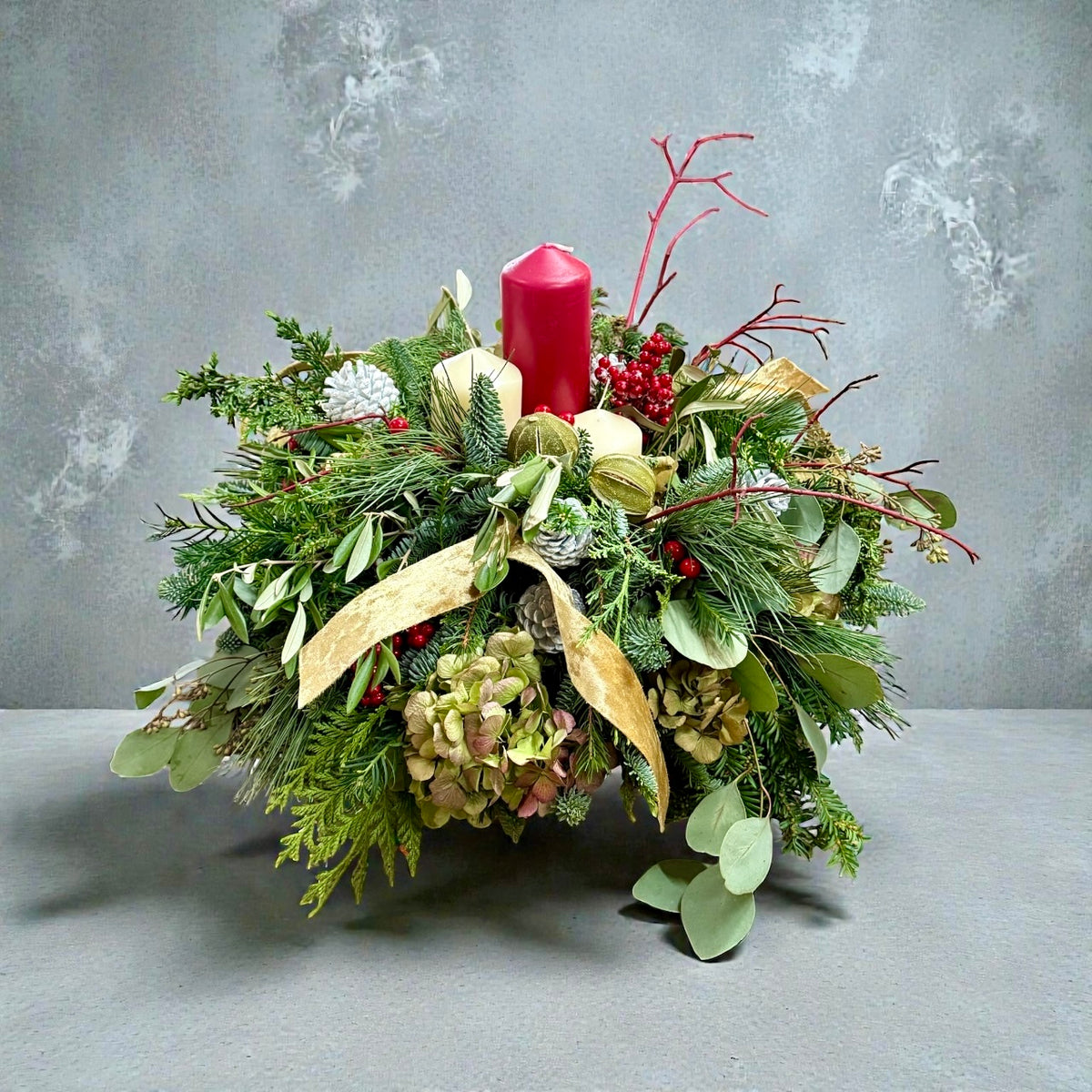 Handmade Christmas Table Decoration - Cow Shed Collective