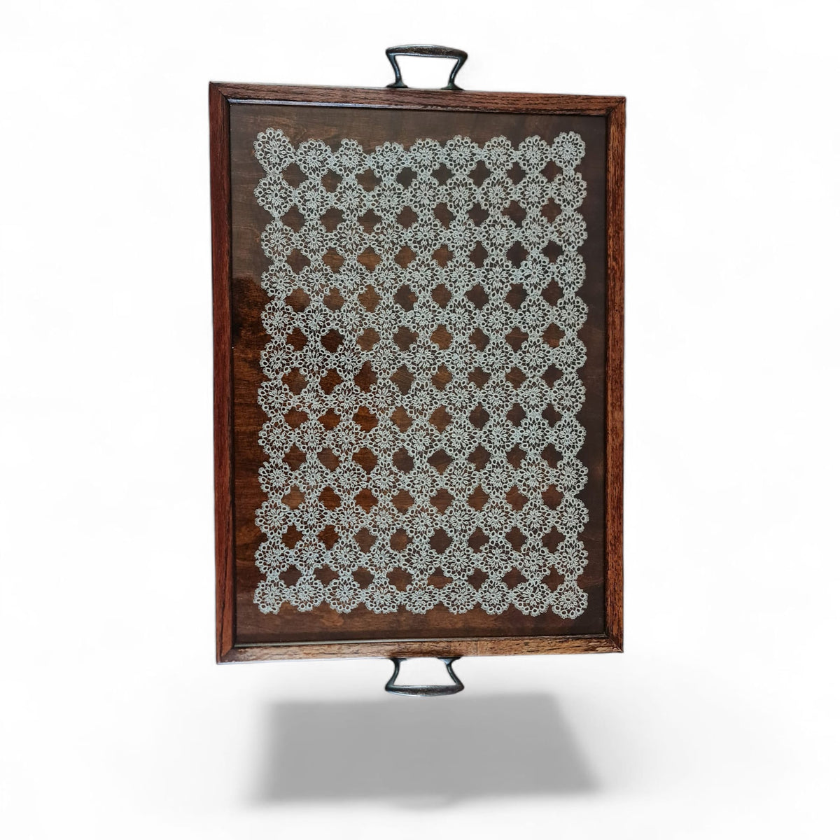 Vintage Oak Serving Tray - Cow Shed Collective 