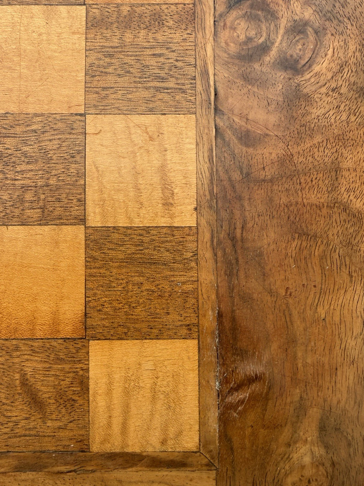Antique Victorian Walnut Games Chess Table 19th Century Inlaid Board Side Table