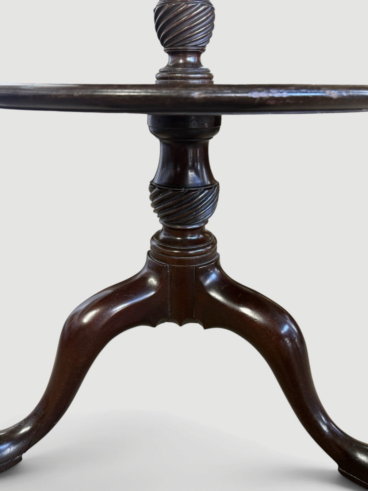Antique George III Mahogany Dumb Waiter Georgian Serving Stand Circa 1770