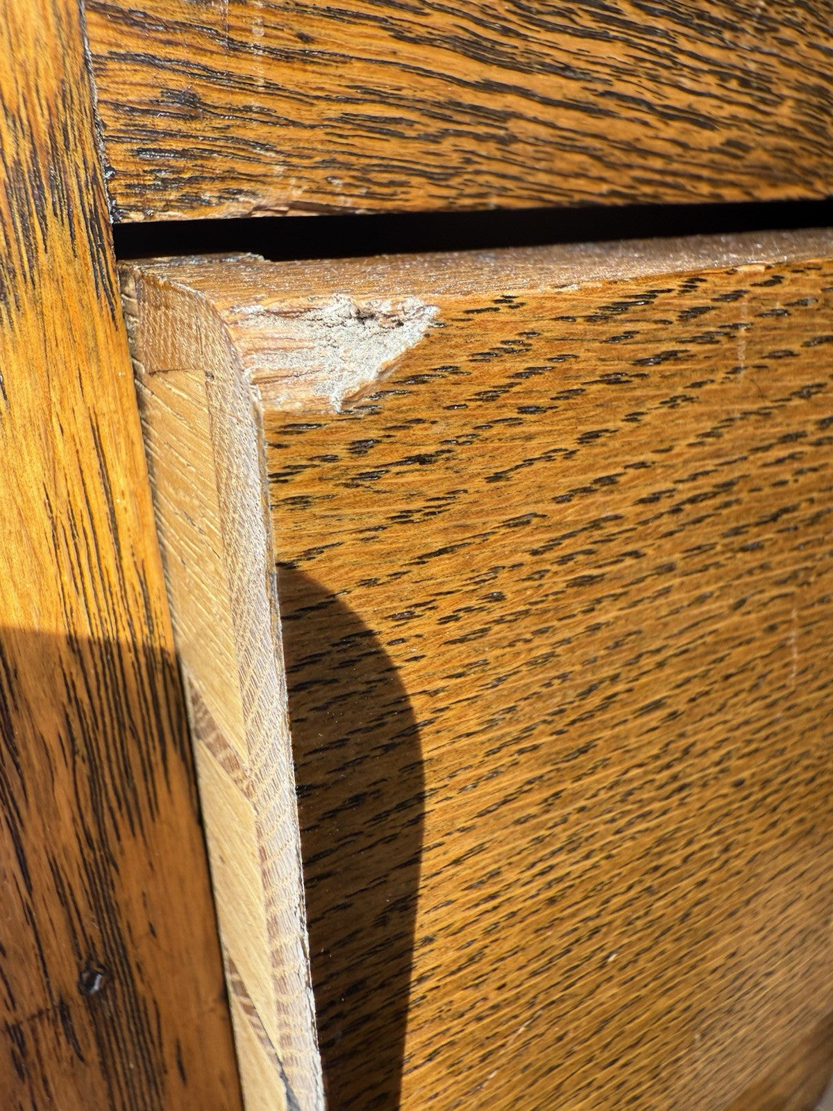 Antique Collectors Oak Chest Of Drawers
