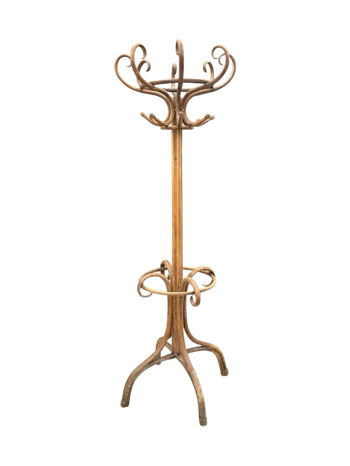Antique c.1900 Large Quality Bentwood Hall Stand – Coat & Hat Rack
