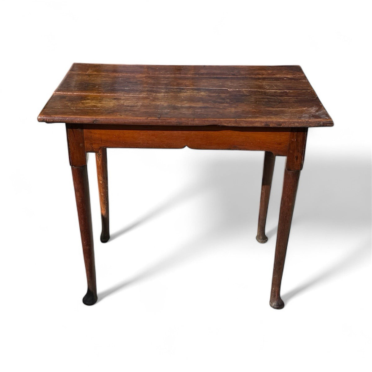 Antique Georgian Yew Wood Side Table