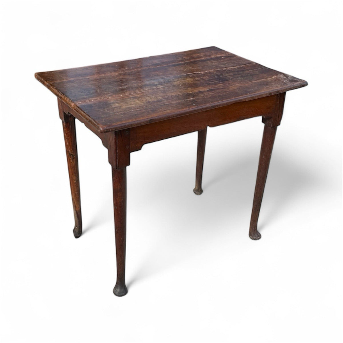 Antique Georgian Yew Wood Side Table