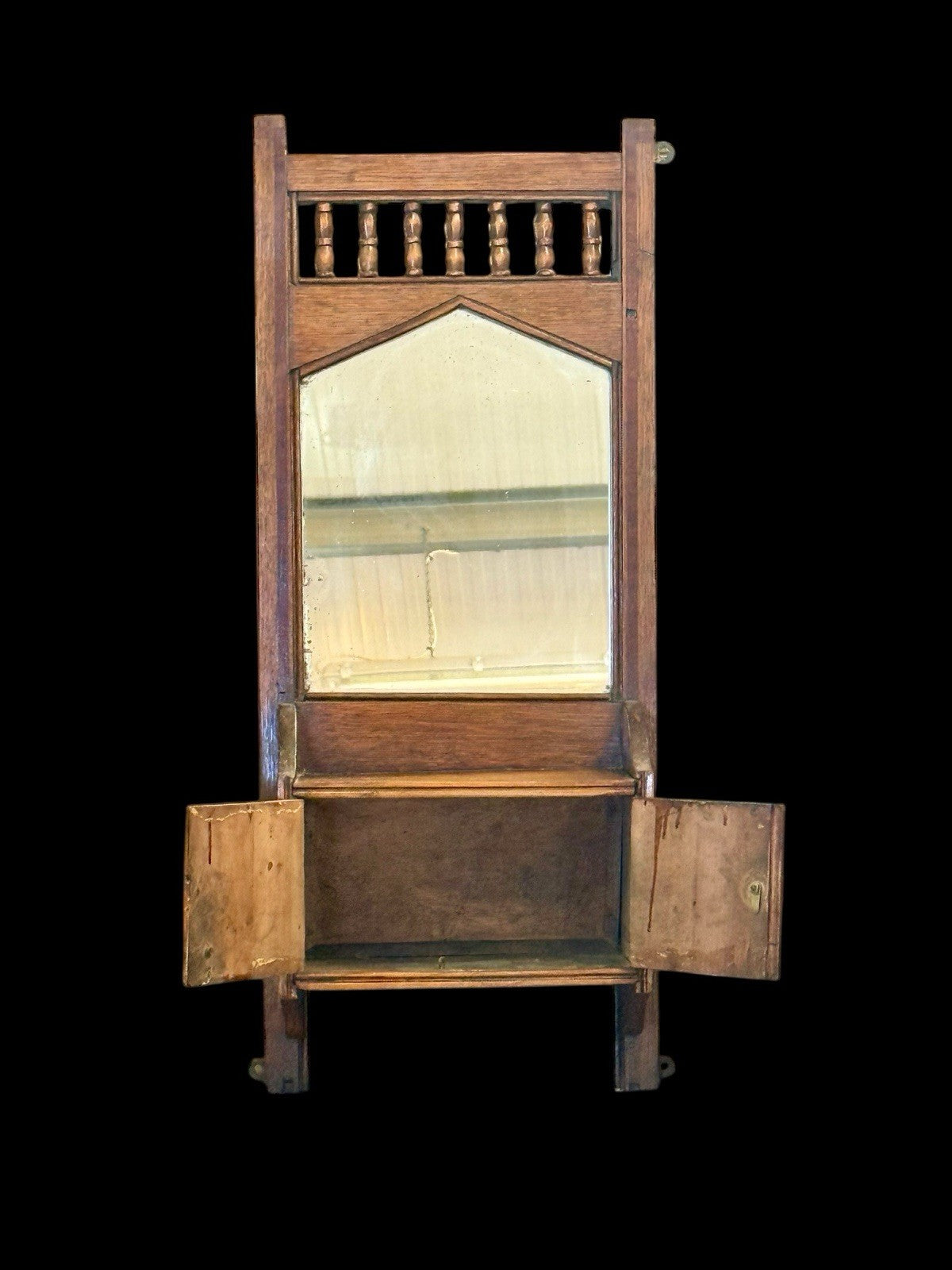Antique Hall Wall Unit