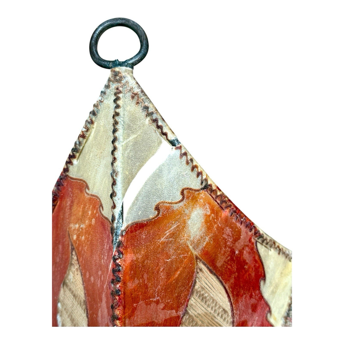 Pair Of Moroccan Handpainted Wall Sconce Shades