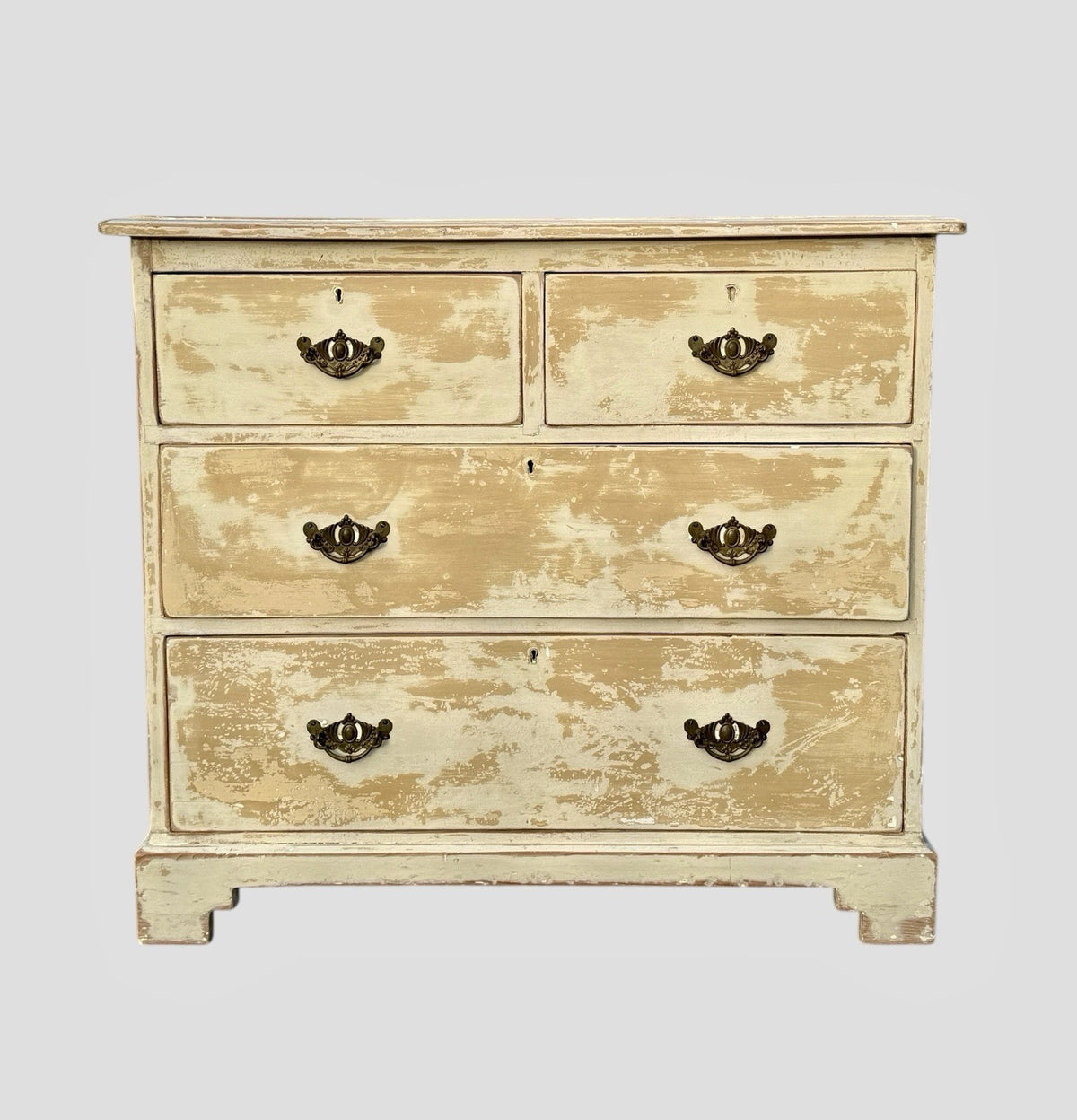 Vintage Pine Chest of Drawers Antique Style Solid Wood Storage