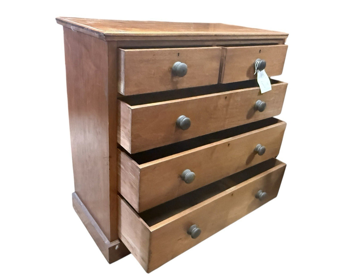 Antique Victorian Mahogany Chest of Drawers Bedroom Storage Furniture