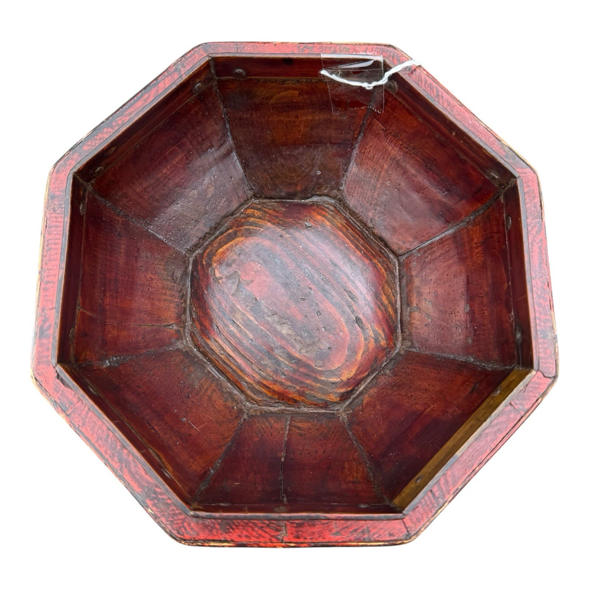 Red Lacquered Chinese Wooden Box 