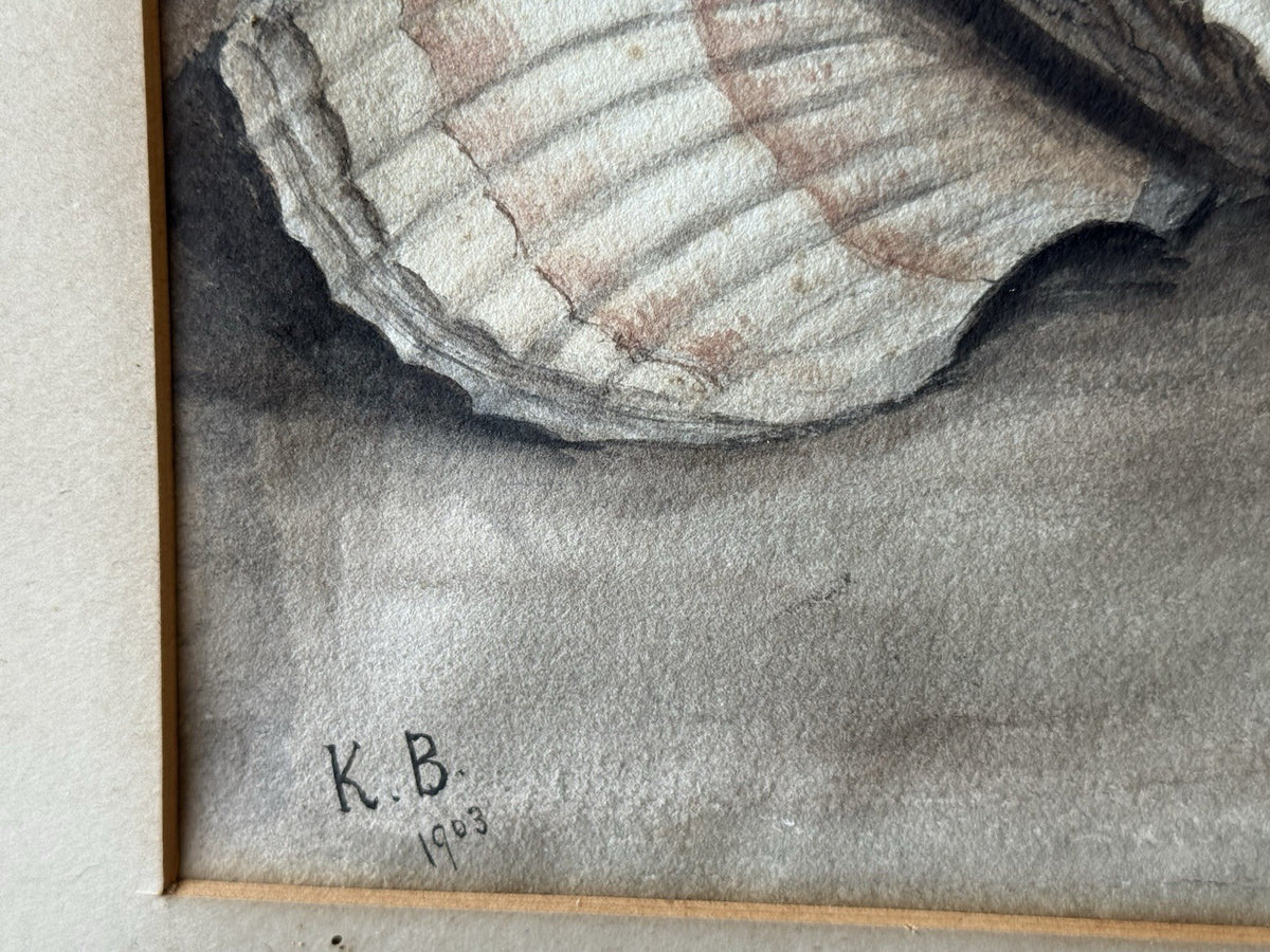 Antique French Still Life Watercolor