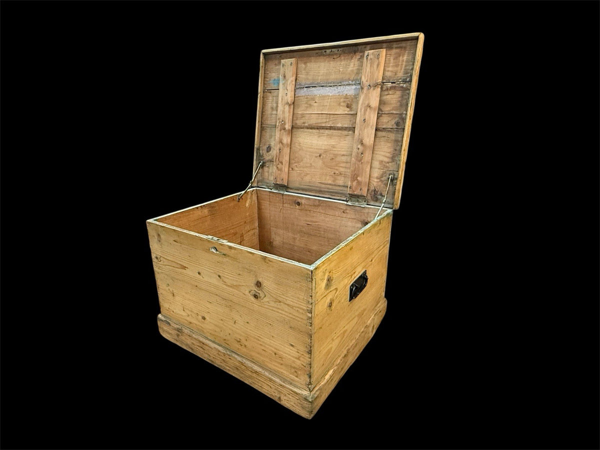 Victorian Pine Blanket Box 