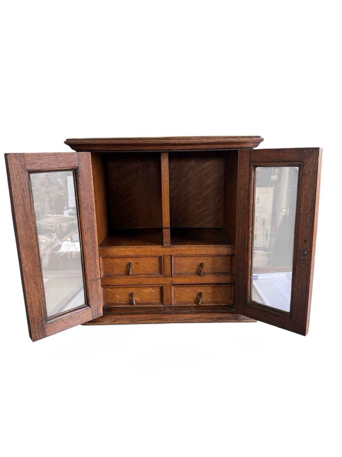 Antique Smokers Cabinet Miniture Chest 