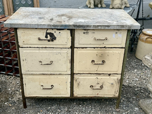 vintage industrial chest drawers Garden Garage Retro 