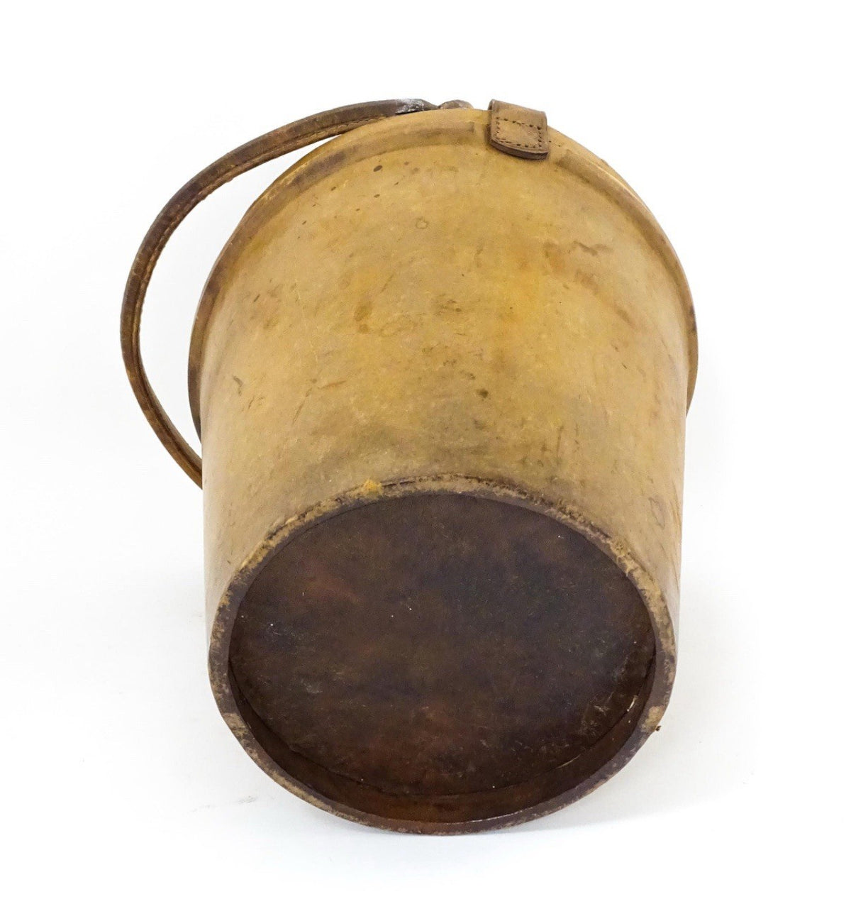 Antique Leather Lined Fire Bucket 