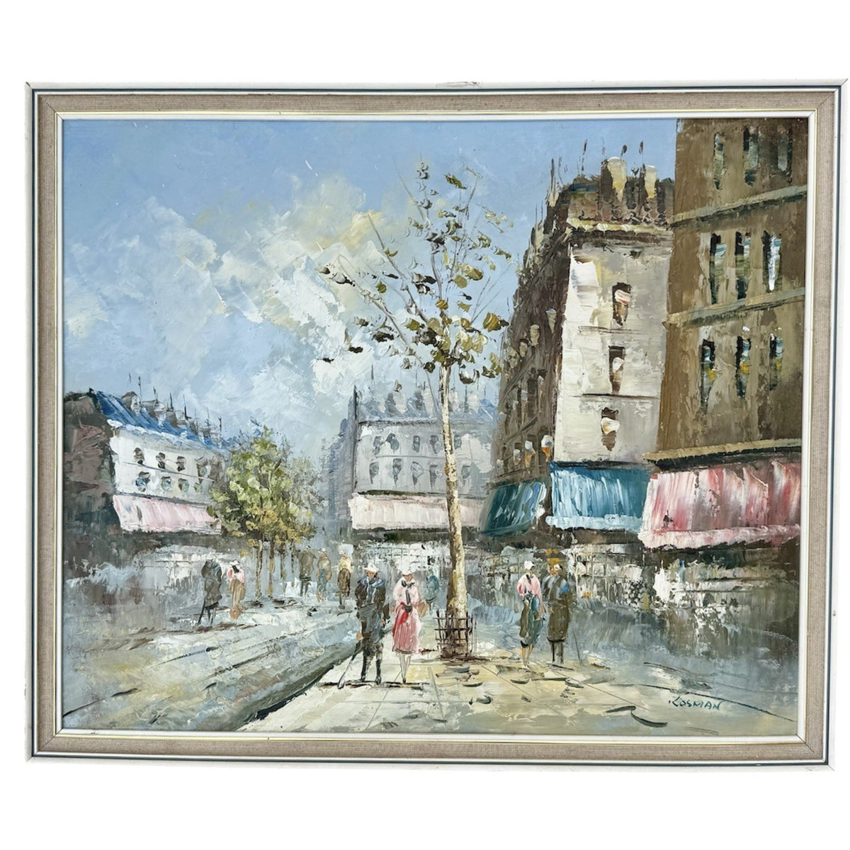 Oil On Board Signed Painting