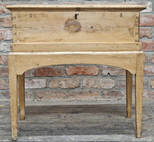 Victorian Stripped Pine Honesty Box 