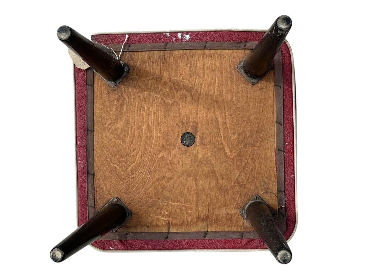 retro footstool vintage