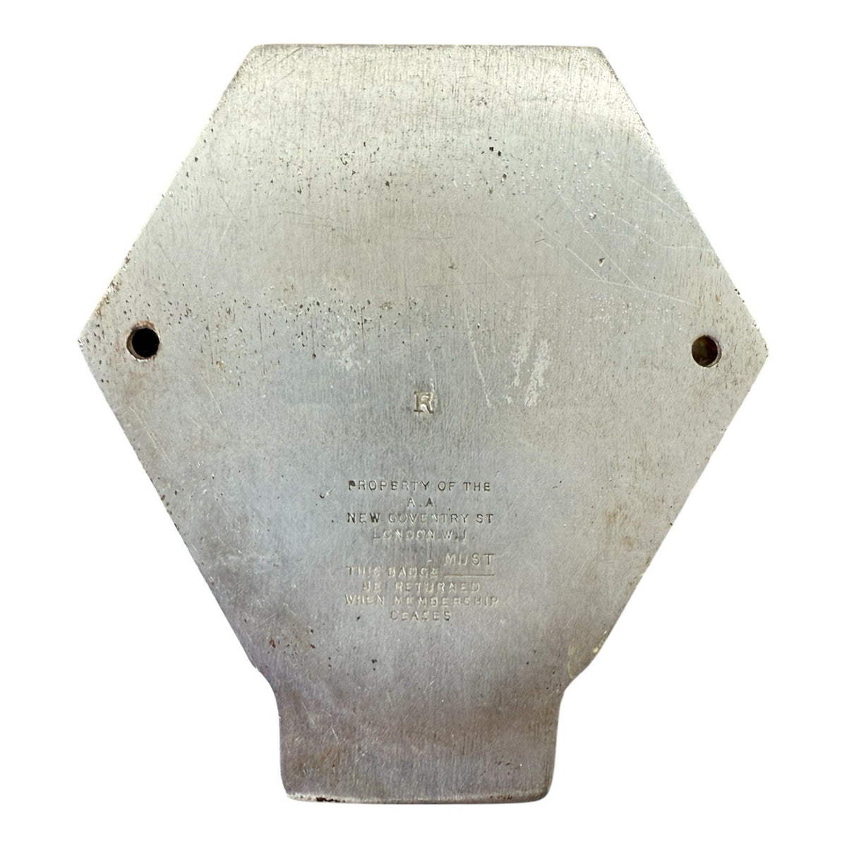 Vintage AA Commercial Car Badge