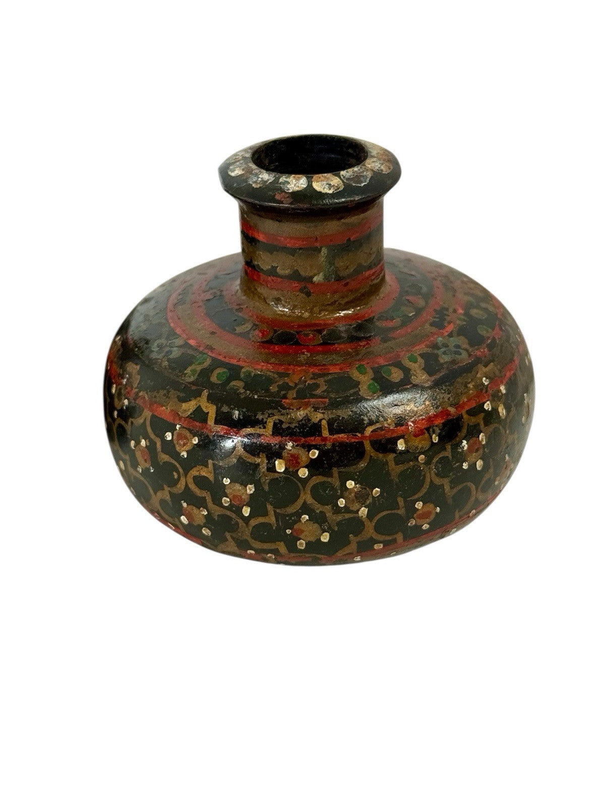 Pair Of Vintage Indian Rose Water Bottles  