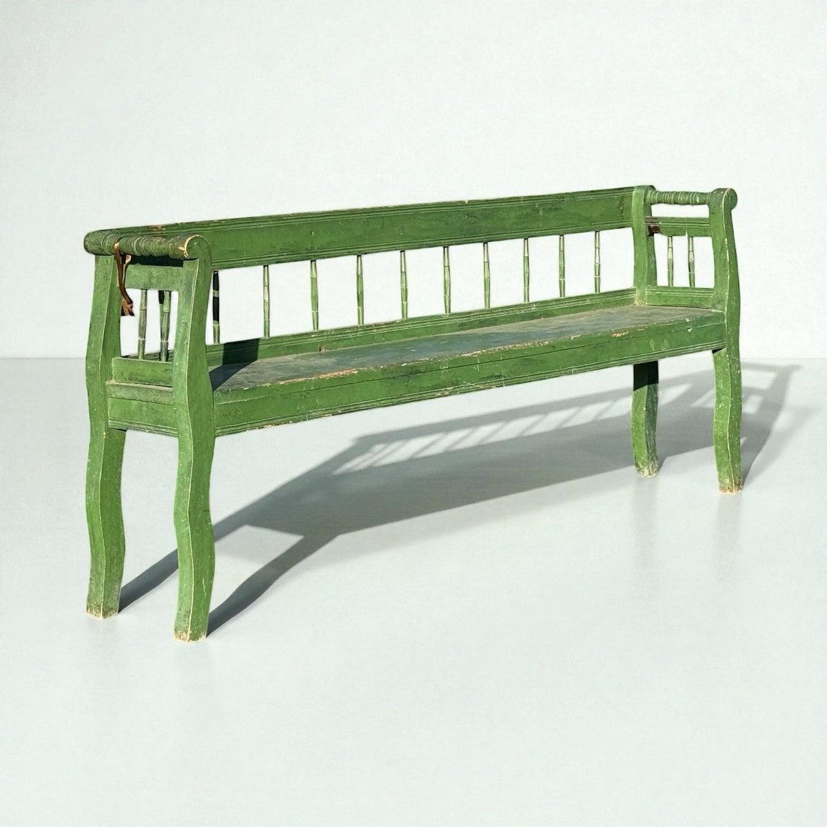 Antique Hungarian Settle Bench 
