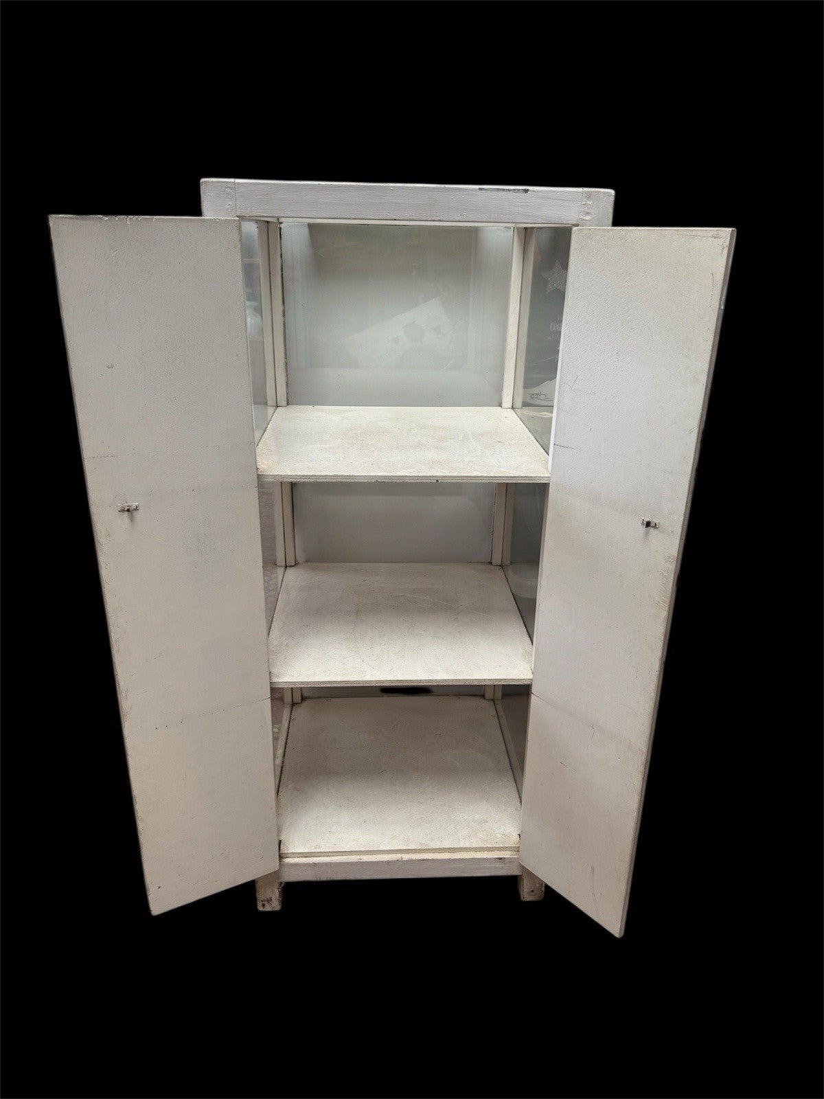 vintage medical cabinet