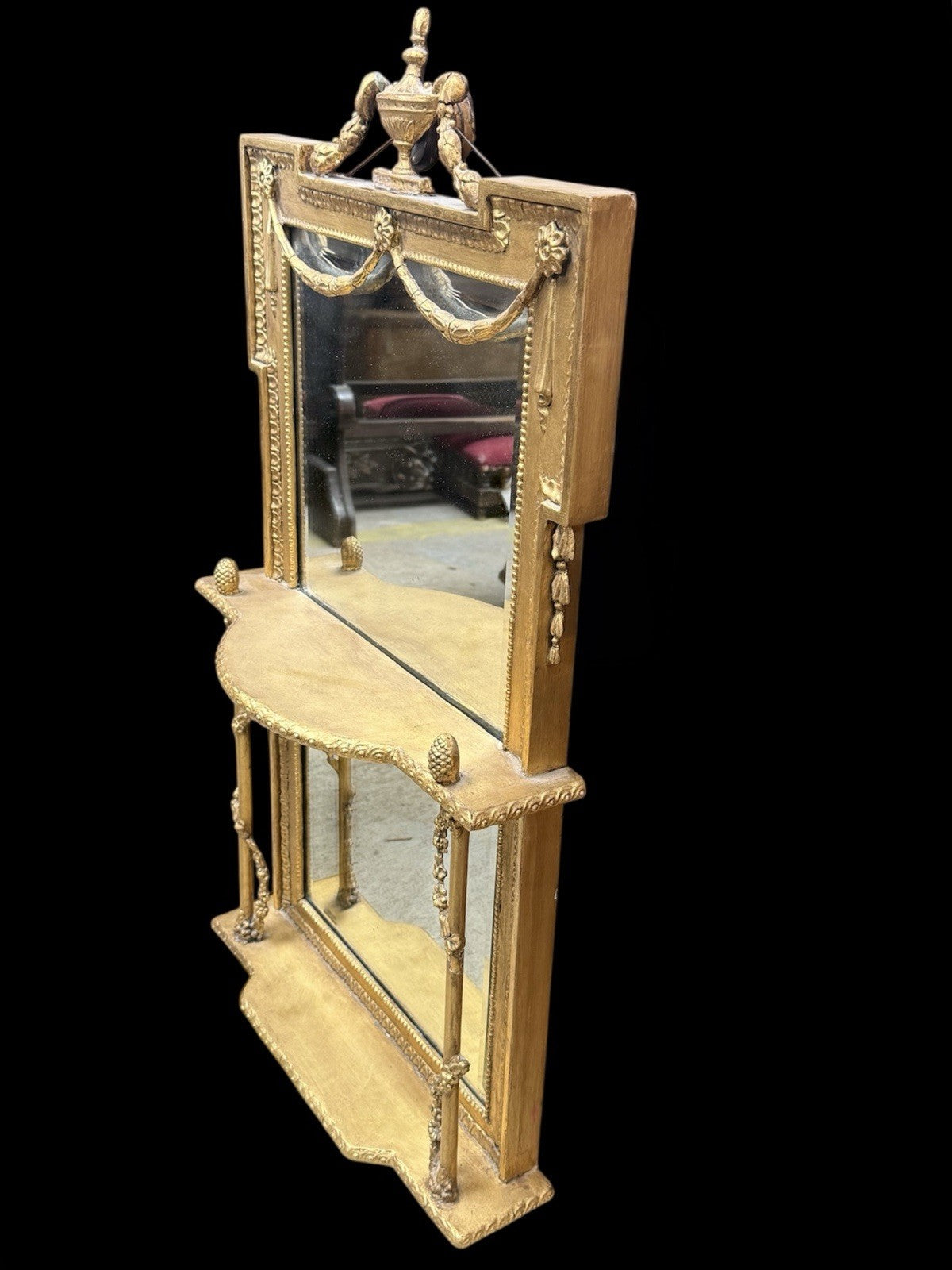Antique Gilt Pier Mirror