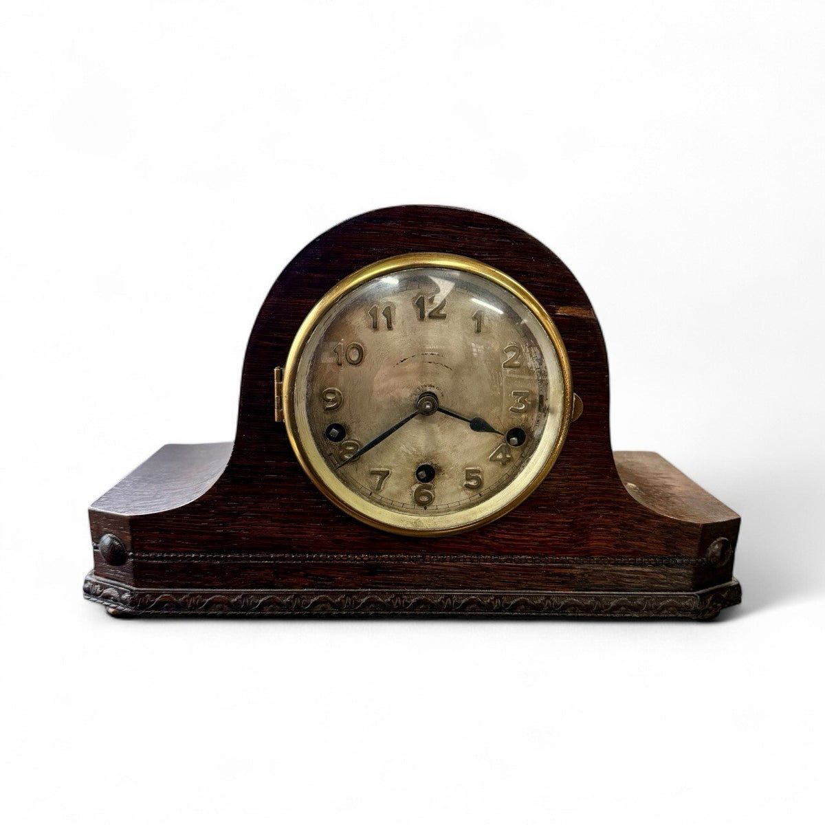 JW Benson Westminster Chime Mantle Clock Working 