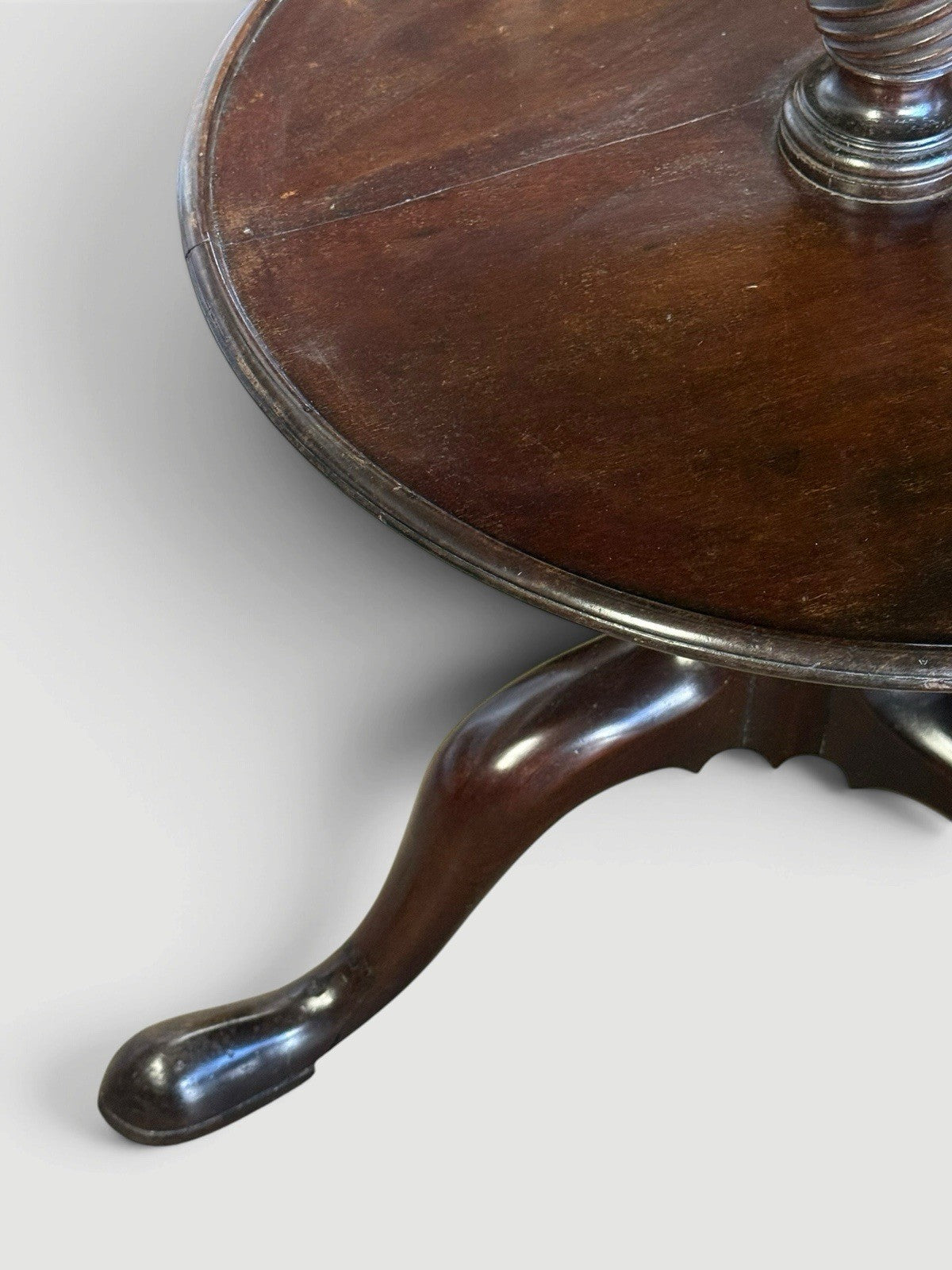 Antique George III Mahogany Dumb Waiter Georgian Serving Stand Circa 1770