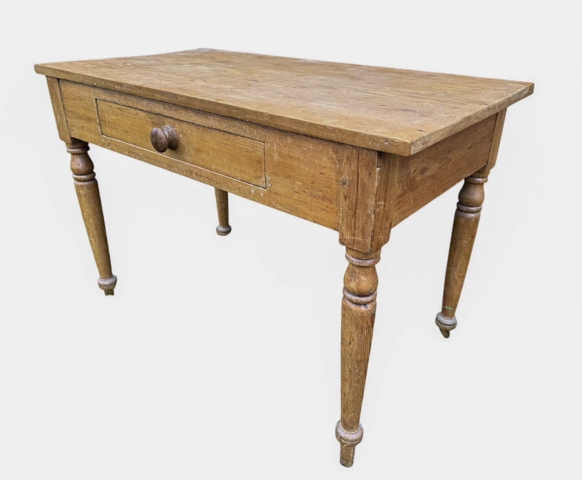 Victorian Pine Side Table 