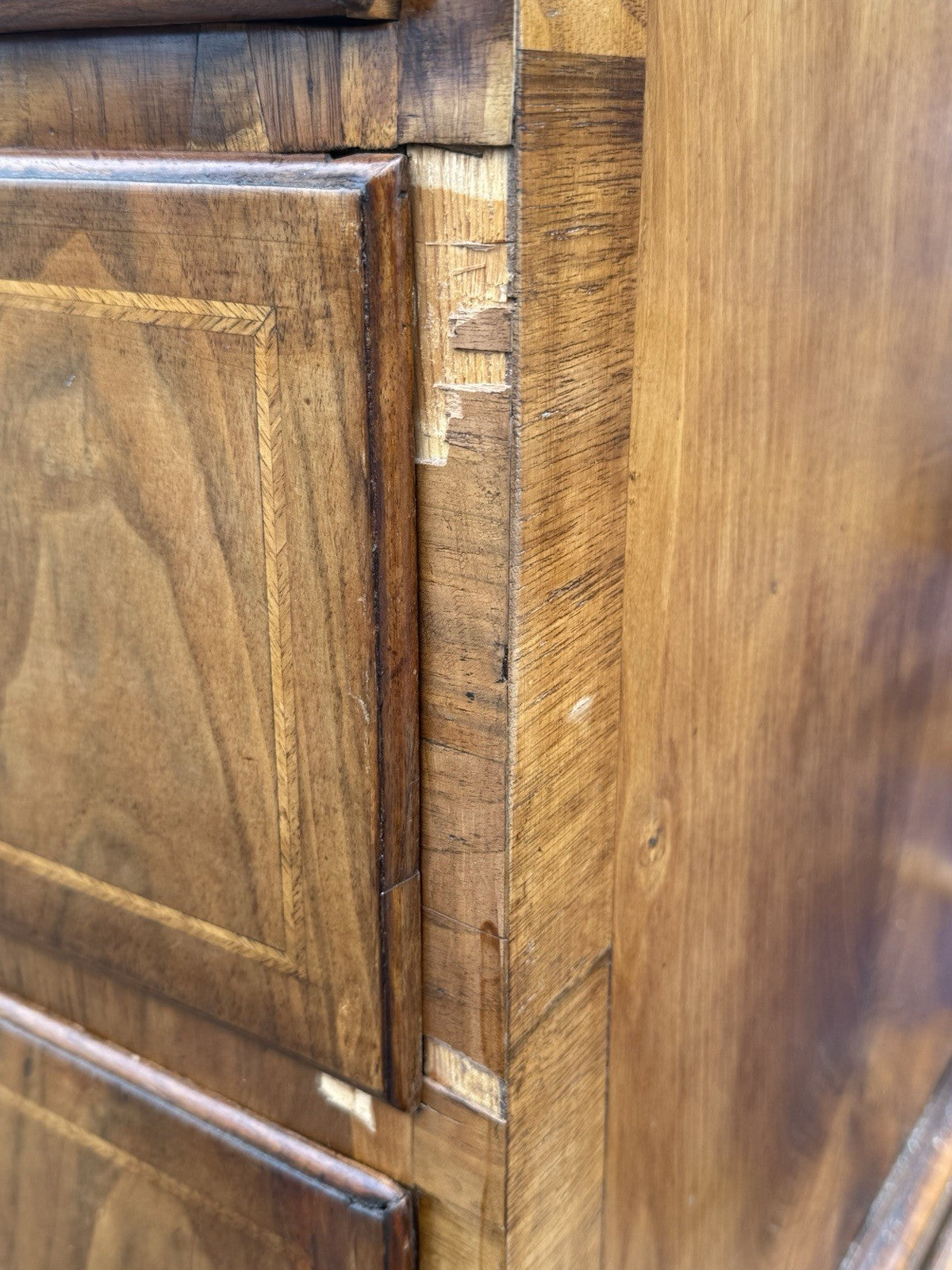 George II Walnut & Feather Chest On Stand 