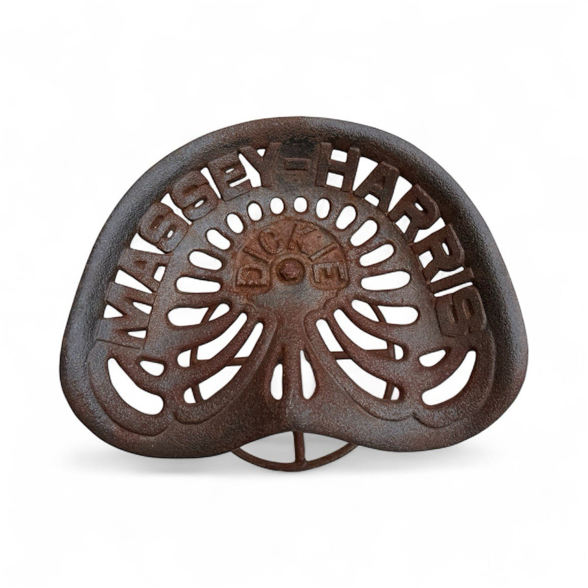 Pair Of Vintage Cast Iron Tractor Seat Stools