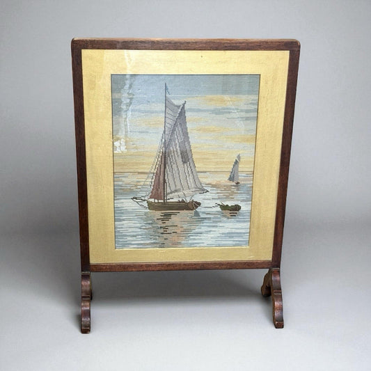Victorian Tapestry Fire Screen