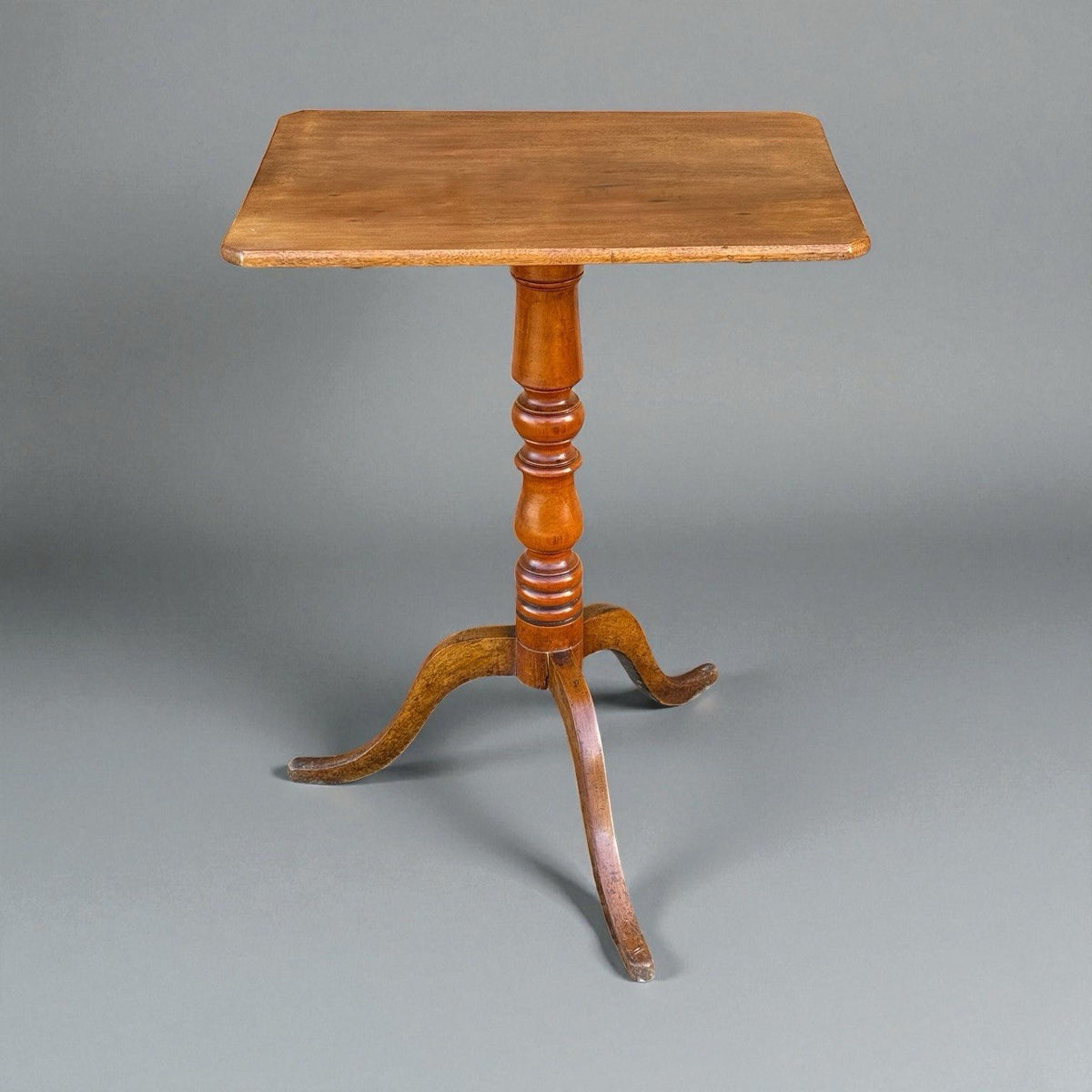 Antique Victorian Fruitwood Tilt Top Table Original Finish Side Occasional