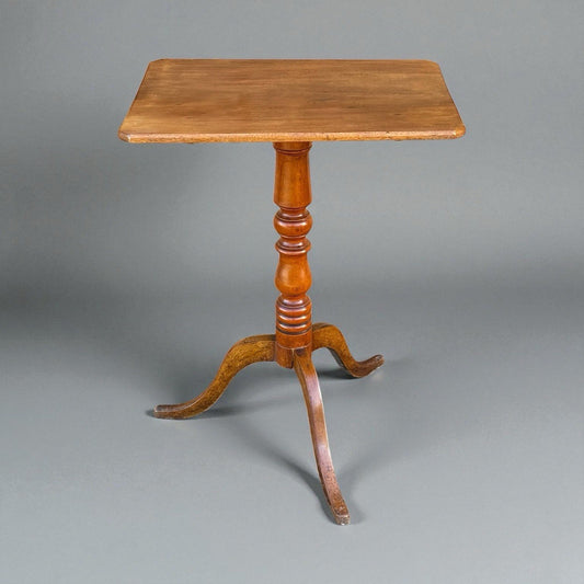 Antique Victorian Fruitwood Tilt Top Table Original Finish Side Occasional