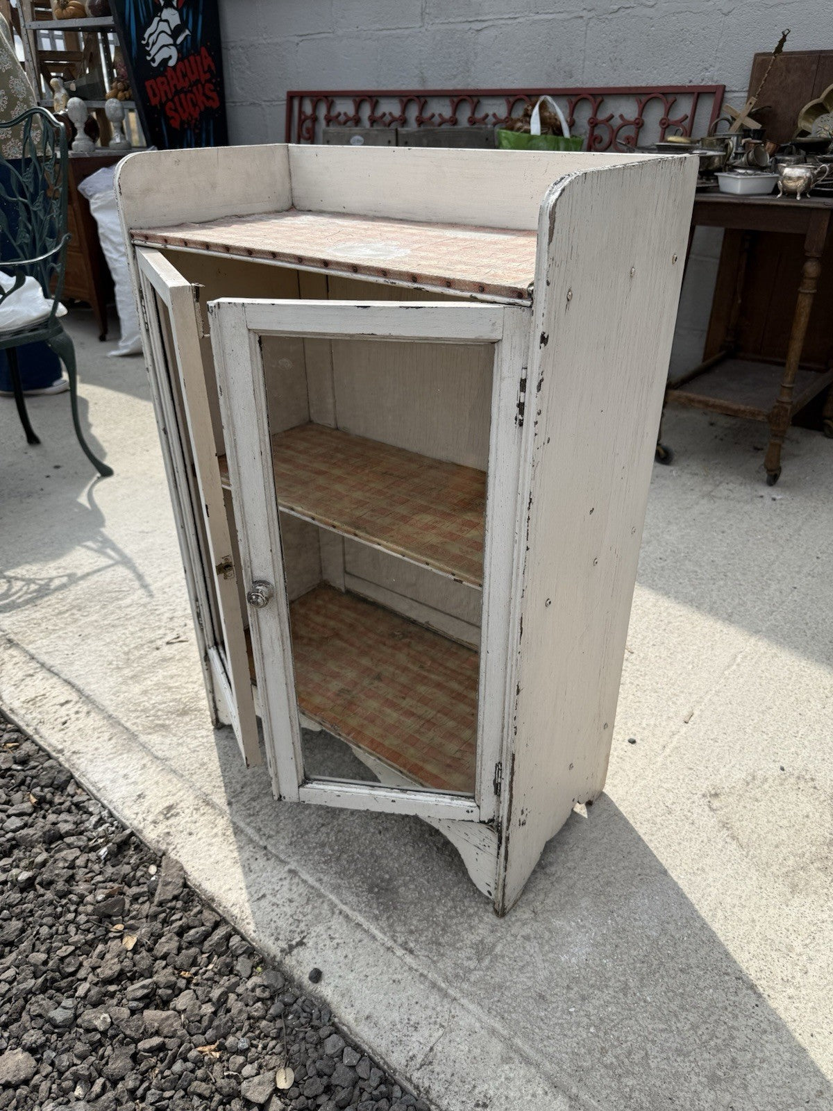 Vintage  Pitch Pine Kitchen Cupboard