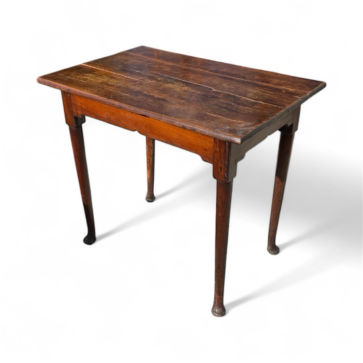 Antique Georgian Yew Wood Side Table