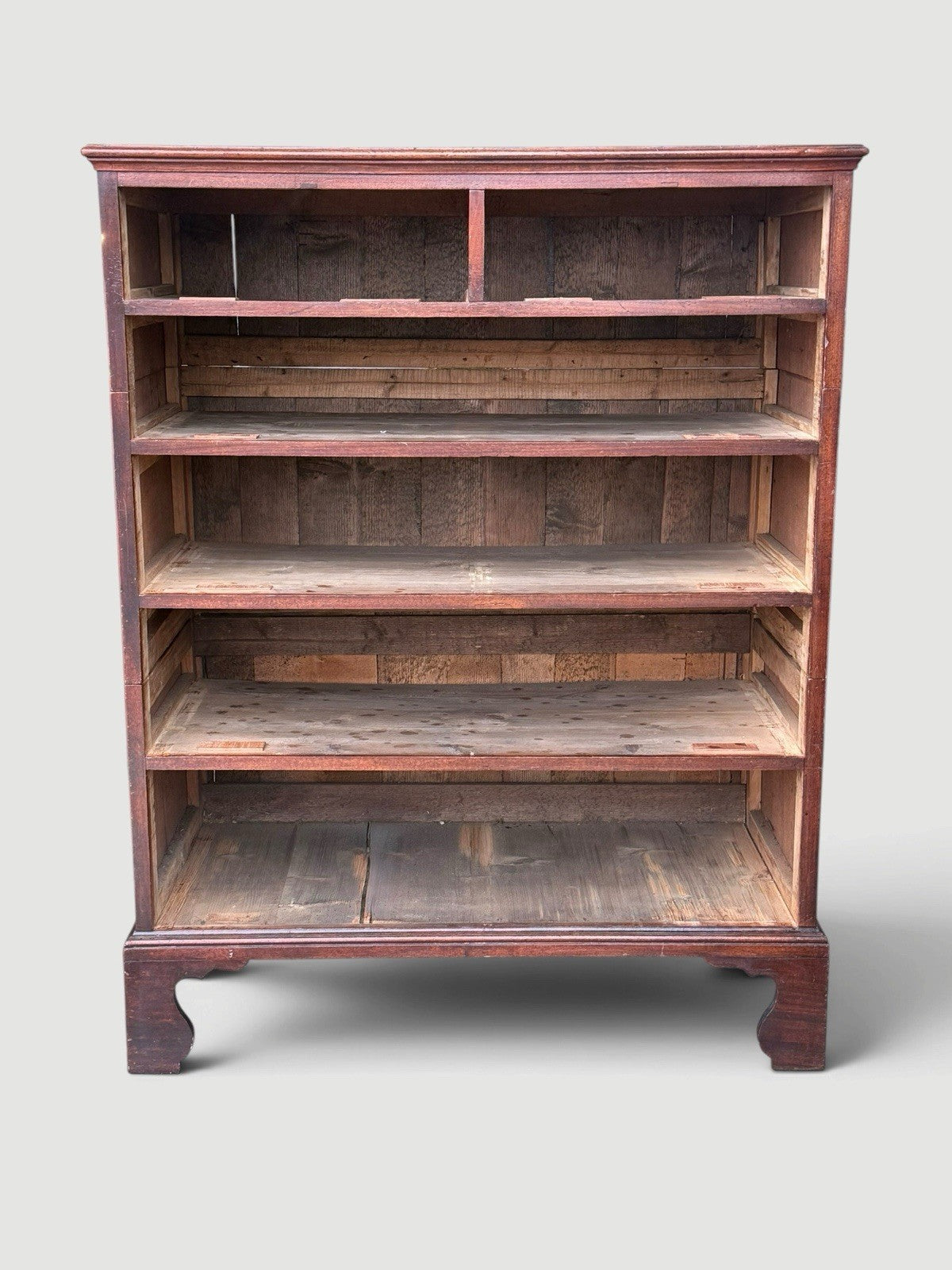 Large Antique Georgian Chest of Drawers Sectional Storage Furniture 188cm Wide