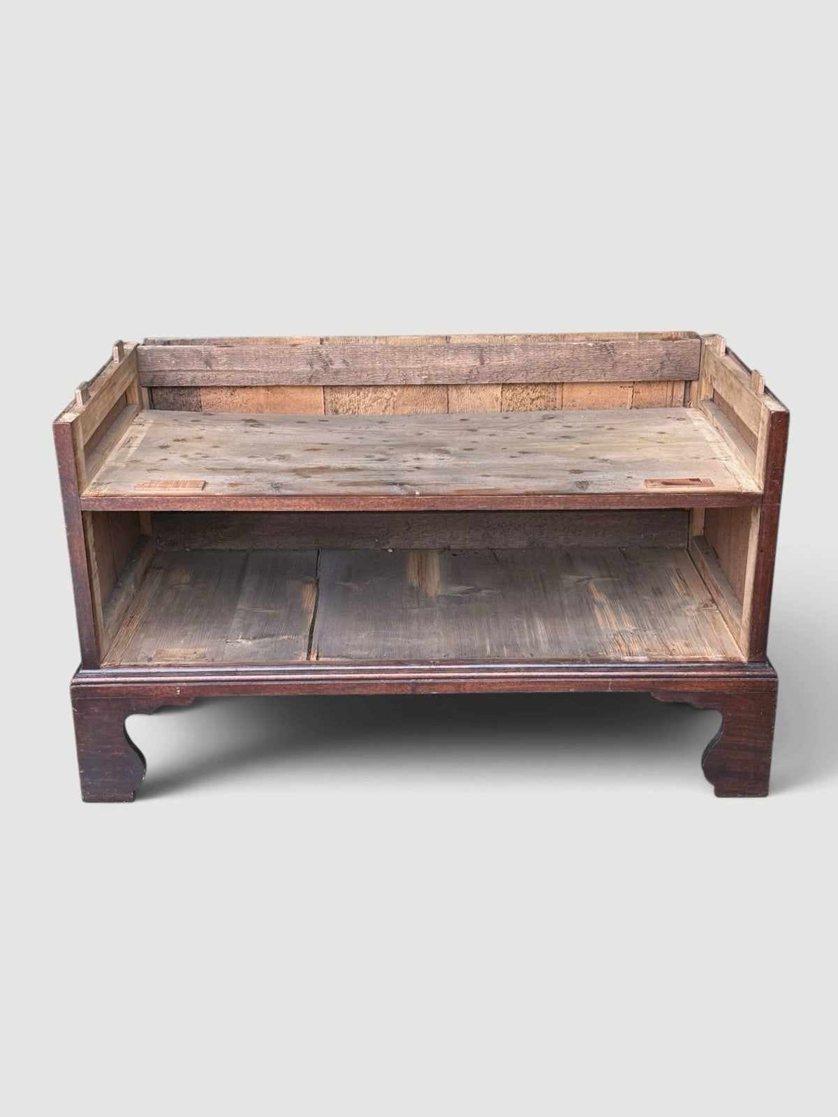 Large Antique Georgian Chest of Drawers Sectional Storage Furniture 188cm Wide