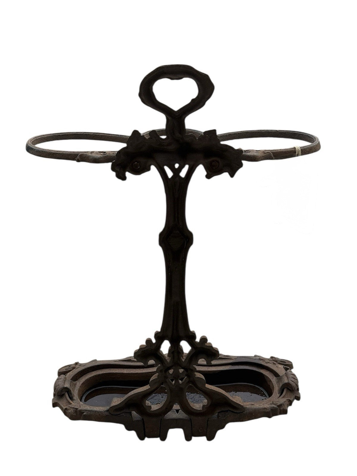 victorian cast iron umbrella stand