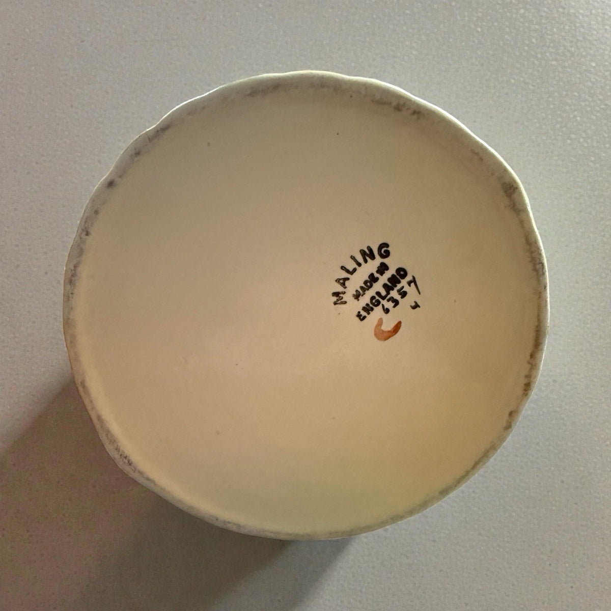 Vintage Maling Art Deco Bamboo Jug Hand Painted