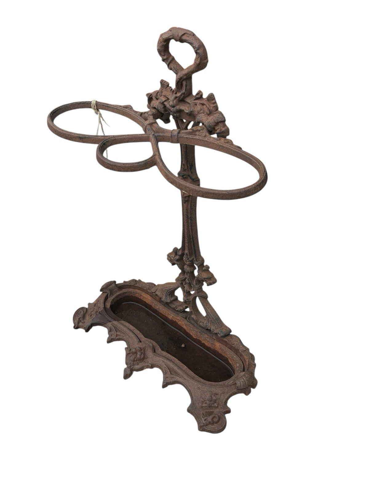 victorian cast iron umbrella stand