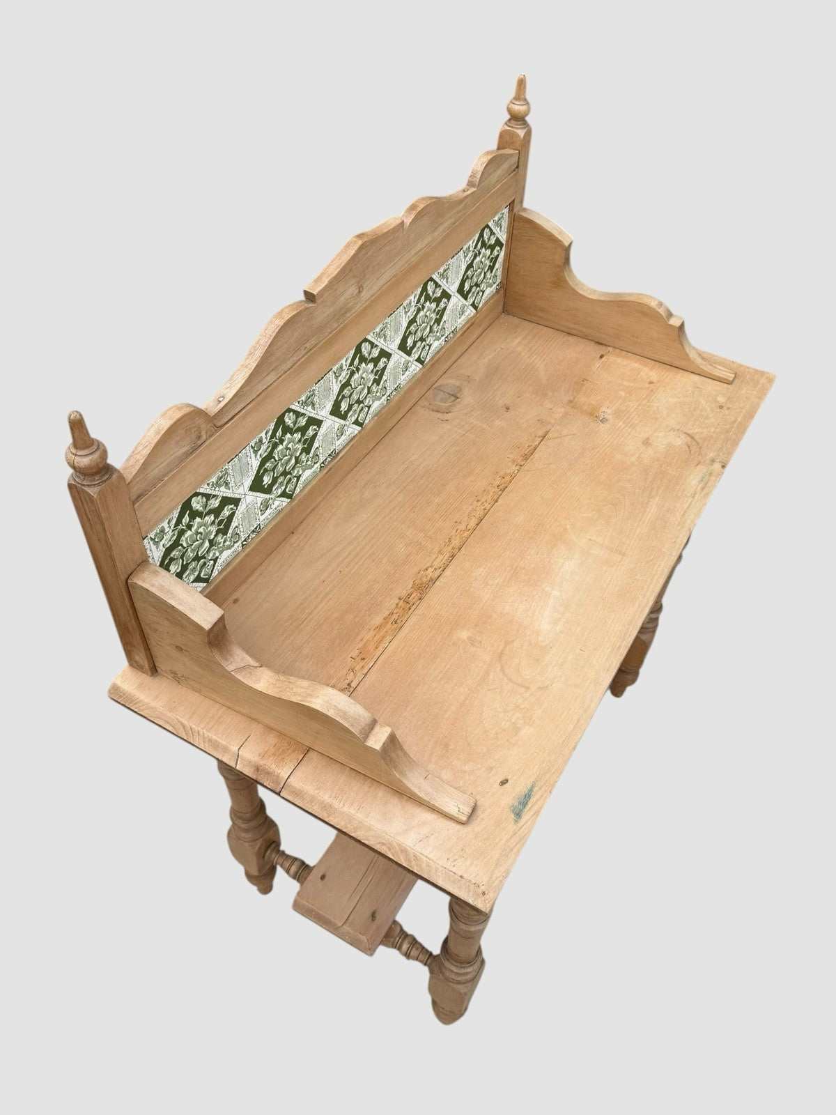 Victorian Pine Washstand Antique Rustic Bathroom Basin Stand Unit