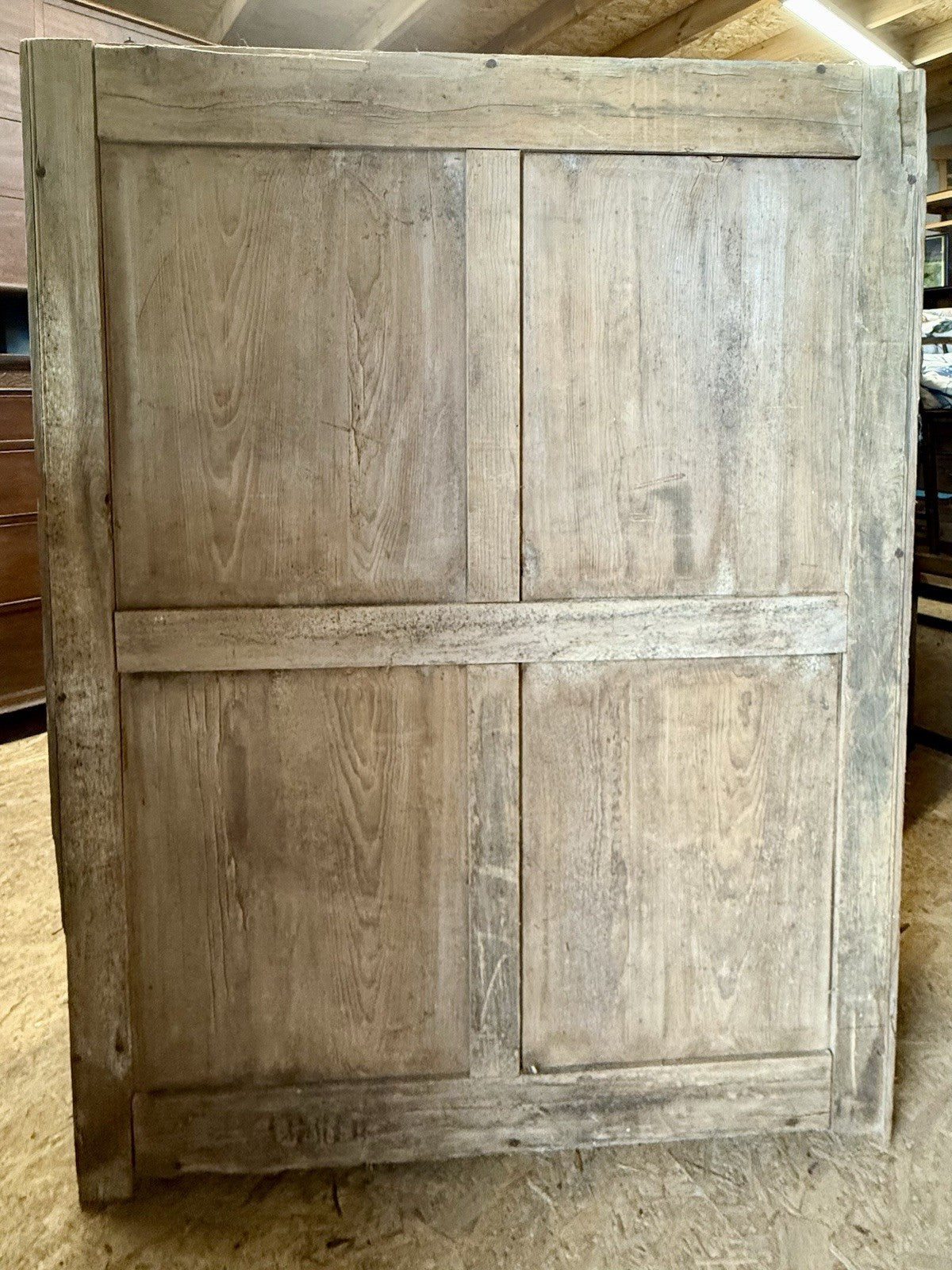 Antique Victorian Pine Glazed Cabinet