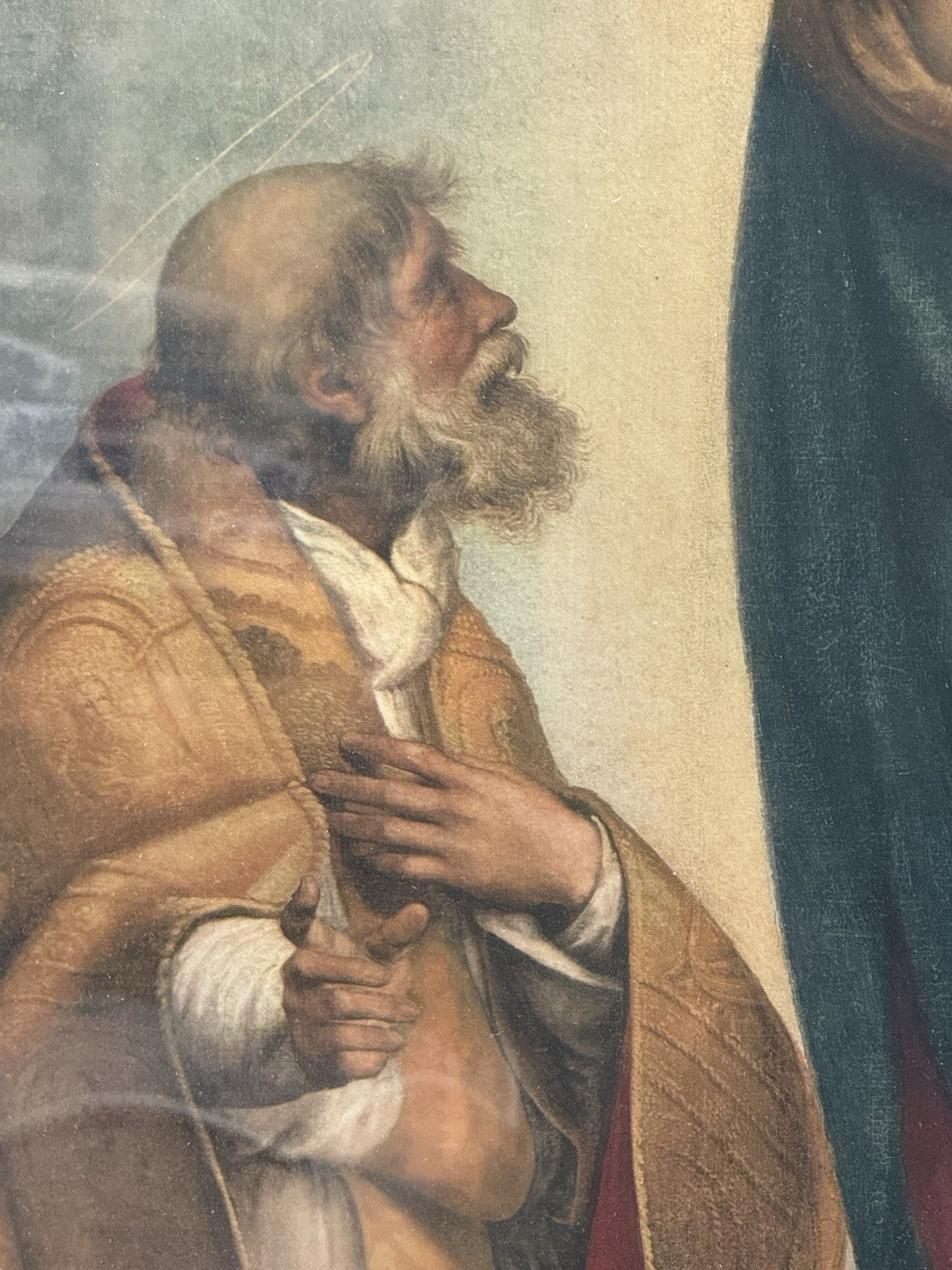 Raphael’s Sistine Madonna Vintage Large Art Print 