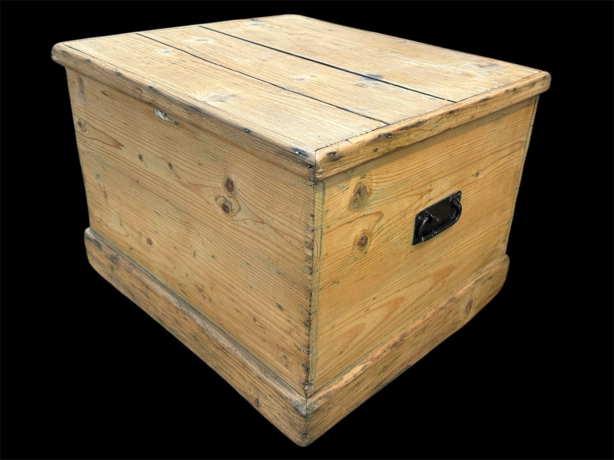 Victorian Pine Blanket Box 