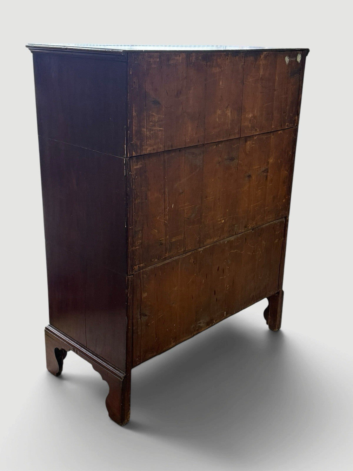 Large Antique Georgian Chest of Drawers Sectional Storage Furniture 188cm Wide