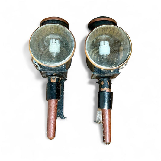 Large Victorian Carriage Lamps