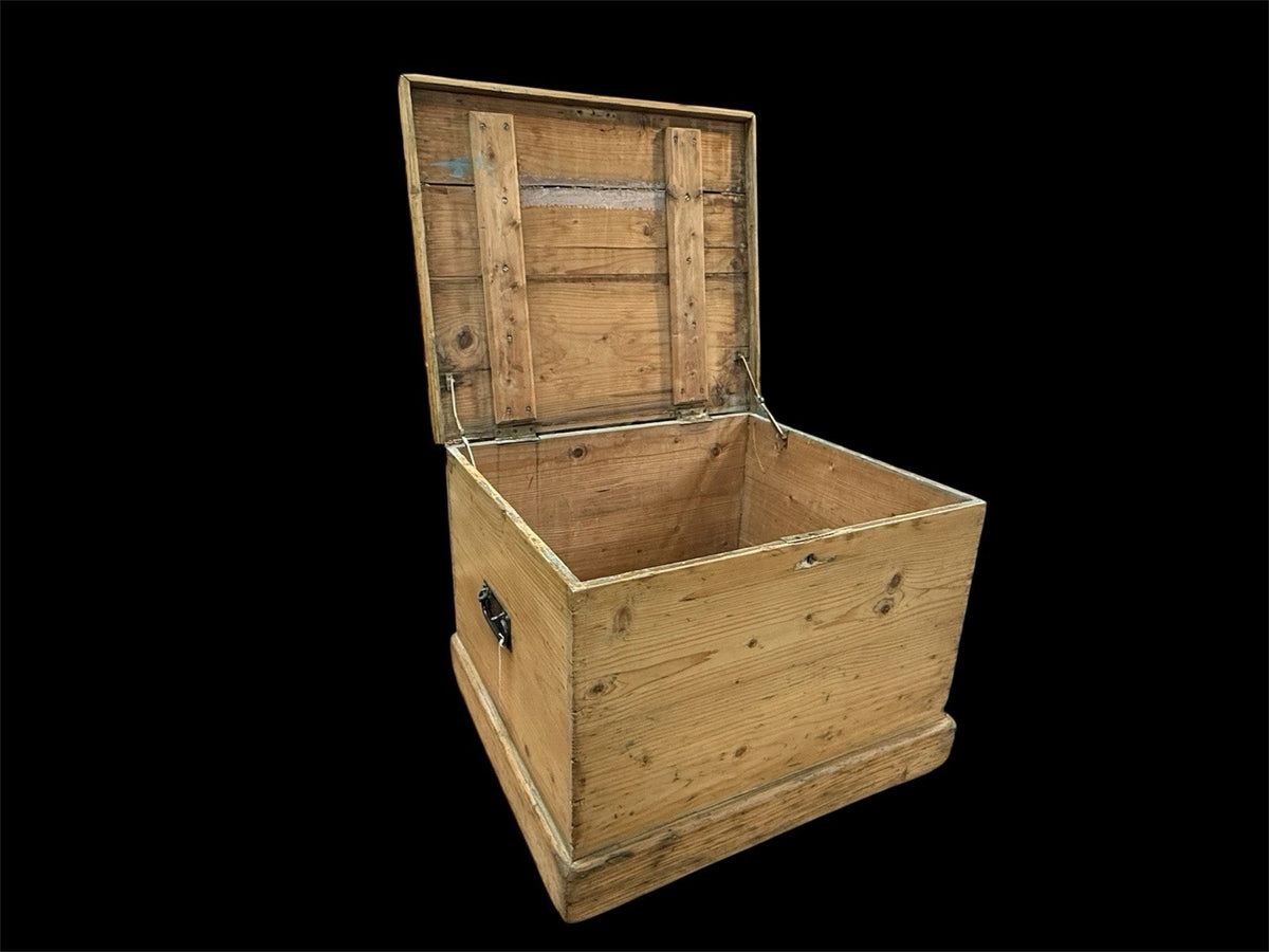 Victorian Pine Blanket Box 