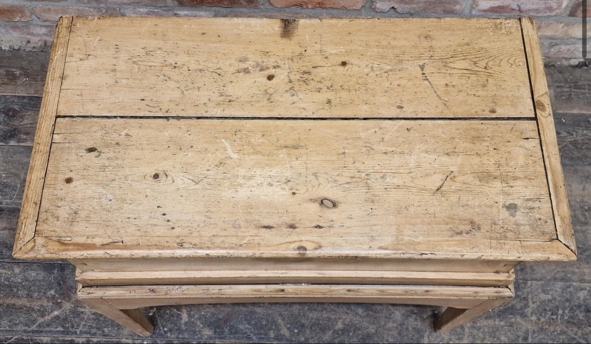 Victorian Stripped Pine Honesty Box 